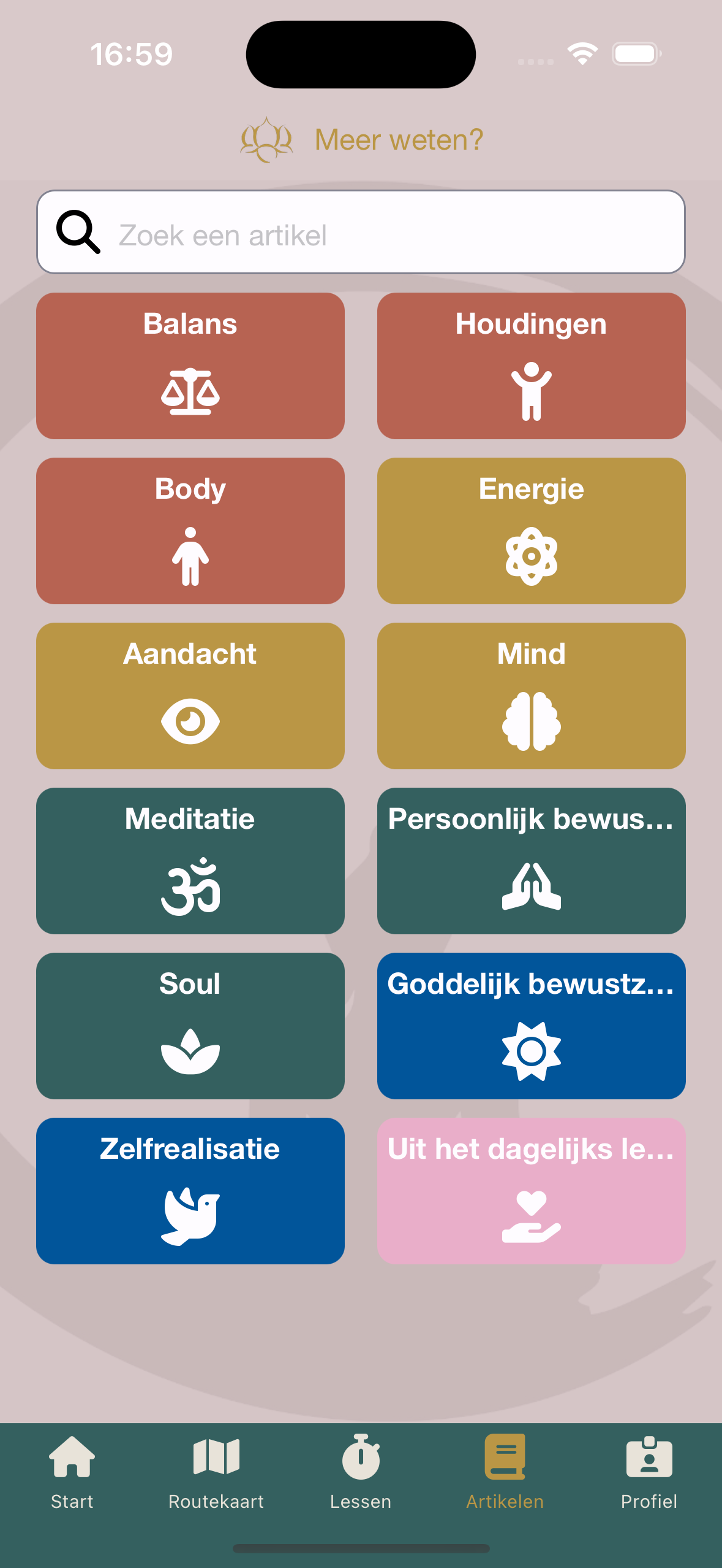 Being a Yogi App Artikelen